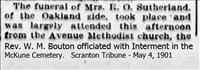 Sutherland, Mrs. R. O.(FuneralNotice)